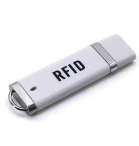 เครื่องอ่านบัตรมินิการ์ด RFID รูป USB ความถี่ต่ำ