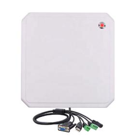 เครื่องอ่านประตู UHF RFID เครื่องอ่าน RFID ที่จอดรถ 10 ม. เครื่องอ่านระยะไกล 865 ~ 960Mhz