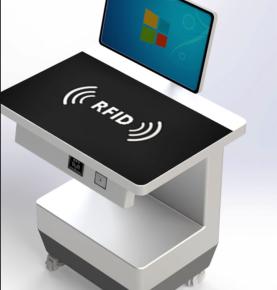 เวิร์กสเตชันแนวตั้งการจัดการห้องสมุดอัจฉริยะ RFID