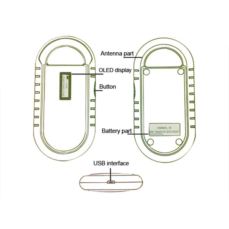 เครื่องอ่านแท็กแก้ว RFID 5