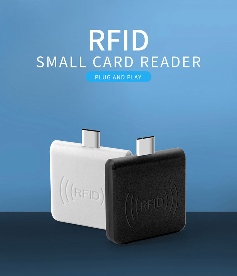 ความถี่ 13.56mhz Android Phone Microchip RFID Reader