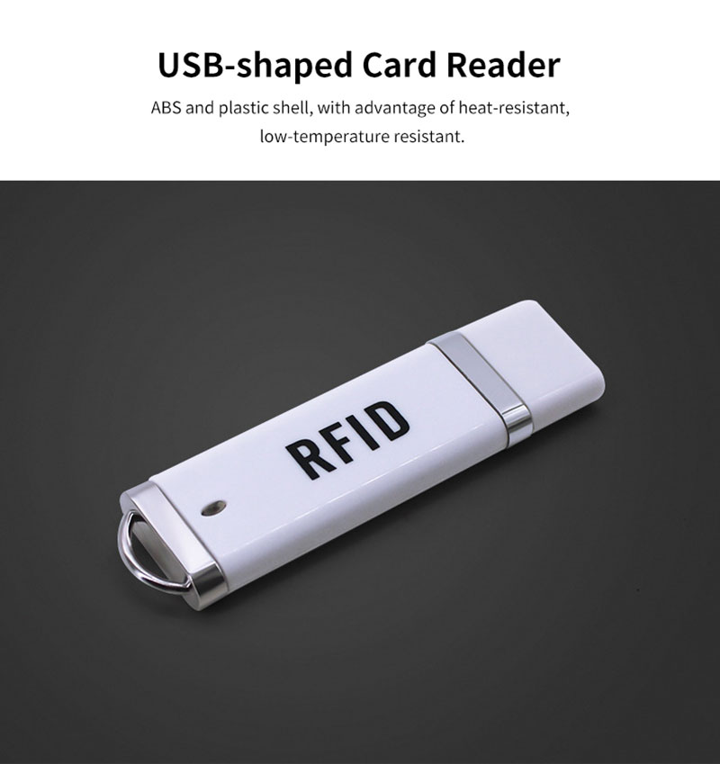 เครื่องอ่านบัตรมินิ RFID รูป USB 2