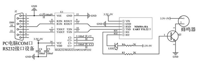 โมดูลตัวอ่านการ์ด IC RFID ความถี่สูงแบบไร้สัมผัส S50 อ่านและเขียนพอร์ตอนุกรมเหนี่ยวนำ RS232 TTL 2