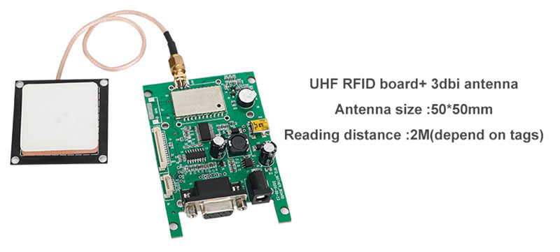 โมดูลตัวอ่าน RFID ช่องทางเดียว ความถี่วิทยุ UHF ระบุโทรศัพท์มือถือคอมพิวเตอร์ฝังโมดูลเครื่องอ่านการ์ด UHF5