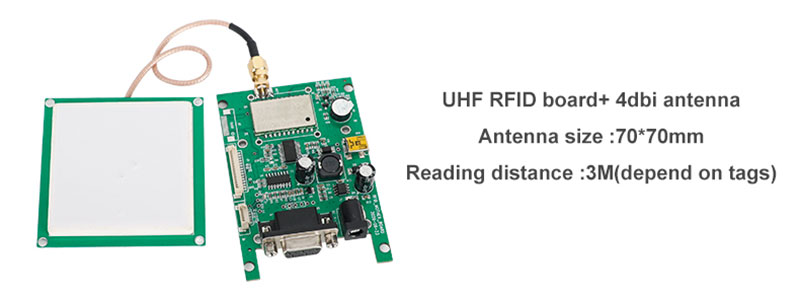 โมดูลตัวอ่าน RFID ช่องเดียว ความถี่วิทยุ UHF ระบุโทรศัพท์มือถือคอมพิวเตอร์ฝังโมดูลเครื่องอ่านการ์ด UHF6