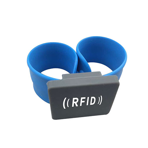 สวนสนุกน้ำ RFID Card สายรัดข้อมือซิลิโคนสายรัดข้อมือการ์ดสมาร์ท การ์ดล็อคสามารถพิมพ์ตัวอักษรได้