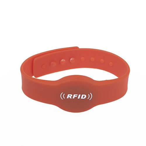 สายรัดข้อมือซิลิโคนพิมพ์ลายนูน RFID 3