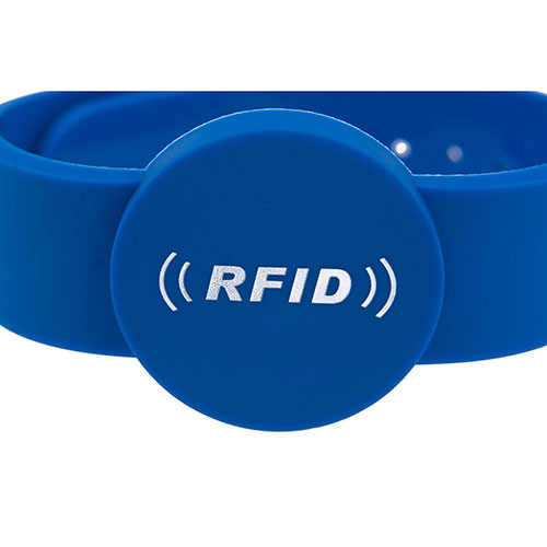 สายรัดข้อมือ PVC แบบกำหนดเอง สายรัดข้อมือ RFID OEM 4