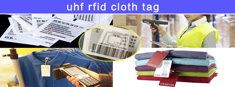 แท็กป้องกันการโจรกรรม UHF rfid ป้ายเสื้อผ้า RFID สำหรับการจัดการเสื้อผ้า