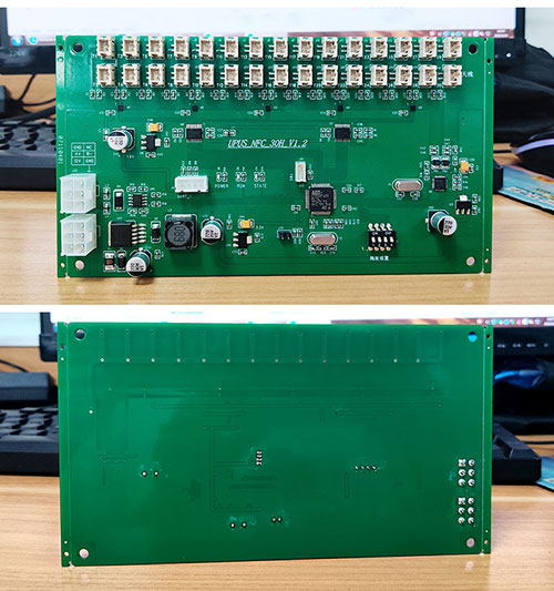 ตู้หนังสืออัจฉริยะเครื่องอ่านระบุตัวตนความถี่สูง RFID โมดูลไอซีการ์ด วงจรอ่านการ์ด NFC เมนบอร์ด 5