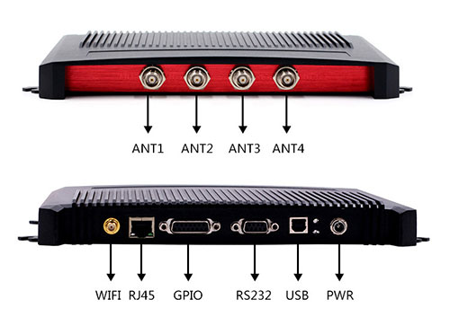 เครื่องอ่านระยะไกล UHF RFID สำหรับการจัดการไฟล์การจัดการสินค้าคงคลังของเครื่องจักร 5