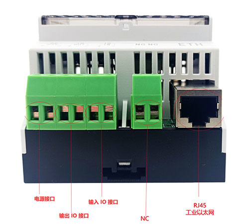 Modbus TCP ความถี่สูงสี่ช่องสัญญาณ เครื่องอ่าน RFID อุตสาหกรรมเครื่องมือที่มีความแม่นยำเครื่องอ่านการ์ดสายการผลิตอัตโนมัติ 6