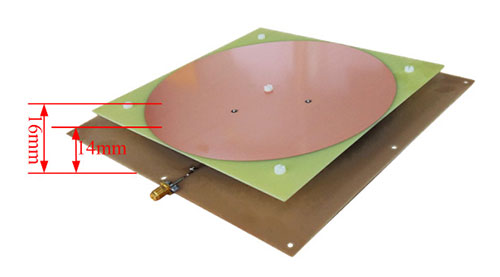 เสาอากาศโพลาไรซ์แบบวงกลม 8dBi (190 ดิสก์ OSP ) เสาอากาศสมาร์ทคอนเทนเนอร์ UHF ป้องกันการรบกวนเครื่องอ่าน UHF 5