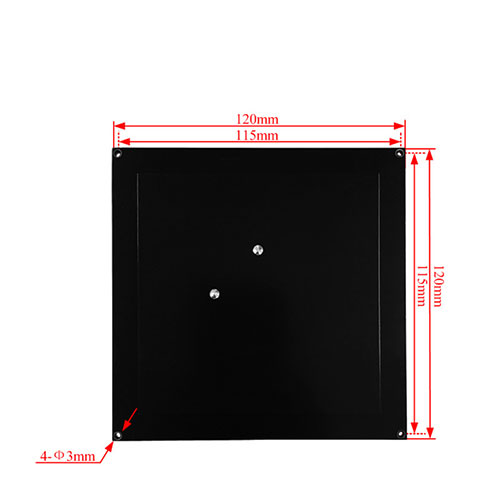 RFID900M เสาอากาศโพลาไรซ์แบบวงกลม 6dBi เสาอากาศแบบแผ่น PCB เสาอากาศแบบพาสซีฟ UHF ของตู้เก็บเอกสาร 3