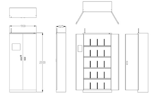 ตู้เก็บเอกสารอัจฉริยะ RFID UHF