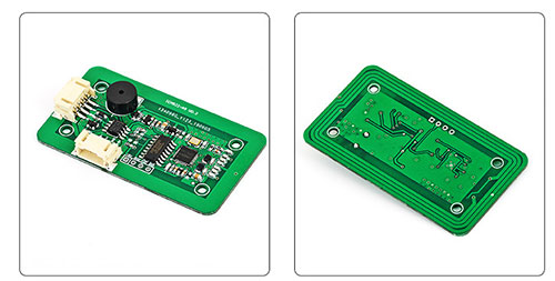 โมดูลตัวอ่าน RFID โมดูลตัวอ่านการ์ด NFC โซลูชันโปรโตคอล 14443A อินเทอร์เฟซ RS485 2