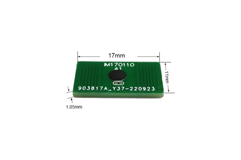 11*17MM UHF RFID tag PCB anti - การจัดการสินทรัพย์แท็กโลหะ ชิป R6P ทนอุณหภูมิสูง 2