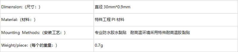 ฉลากถ้วยทนอุณหภูมิสูง UHF ฉลากจานอาหารเย็นอัจฉริยะ ป้าย RFID