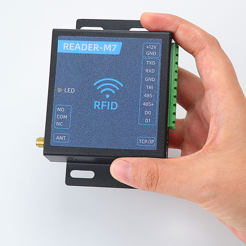 RFID UHF โมดูลตัวอ่านพอร์ตอนุกรมพอร์ตเครือข่ายความถี่วิทยุ เครื่องอ่านแท็กอิเล็กทรอนิกส์ UHF 915MHz 3