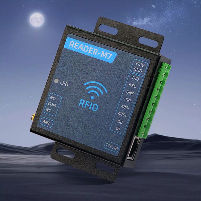 RFID UHF reader โมดูล serial port พอร์ตเครือข่ายความถี่วิทยุ เครื่องอ่านแท็กอิเล็กทรอนิกส์ UHF 915MHz 5